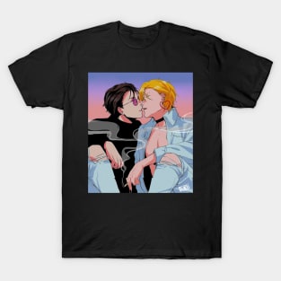 Ash and Eiji in the 80s T-Shirt